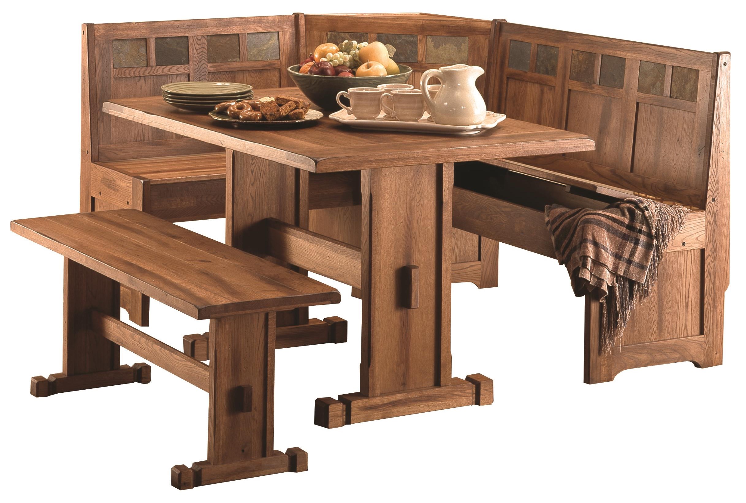 Breakfast nook furniture leather store corner bench dining bench